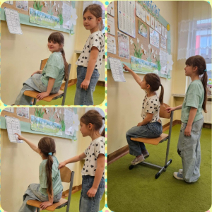 Trening Umiejętności Społecznych - uczniowie podczas zajęć - kolaż zdjęć