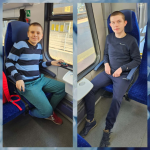 Wycieczka klasy 5b do Rzeszowa - kolaż zdjęć