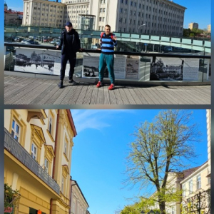 Wycieczka klasy 5b do Rzeszowa - kolaż zdjęć