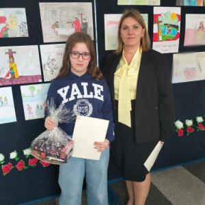 Obchody Chrztu Polski - konkurs na pracę plastyczną - rozdanie nagród