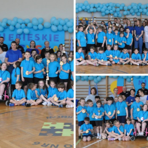 Niebieskie Igrzyska - podsumowanie - kolaż zdjęć