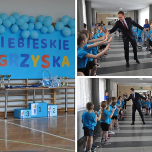 Niebieskie Igrzyska - podsumowanie - kolaż zdjęć