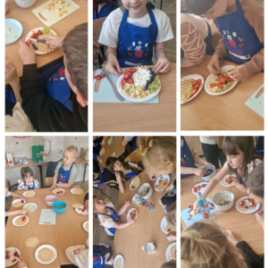 Warsztaty kulinarne w ramach Programu dla Szkół - kolaż zdjęć