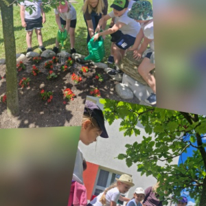 Dąb Pamięci Stefana Syrka na terenie naszej szkoły