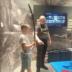 Klasa 5a na warsztatach edukacyjnych "Historyczny zwierzyniec"
