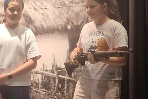 Klasa 5a na warsztatach edukacyjnych "Historyczny zwierzyniec"