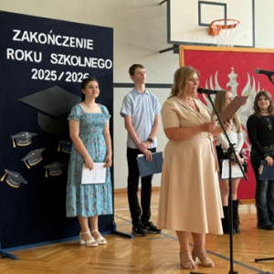 Zakończenie roku szkolnego 2025/2026 - przemówienie Pani Dyrektor