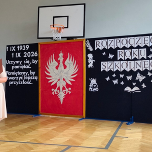 Uroczystość rozpoczęcia roku szkolnego - przemówienie pani Dyrektor