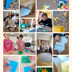 Zajęcia z papieroplastyki i sztuki origami na świetlicy szkolnej
